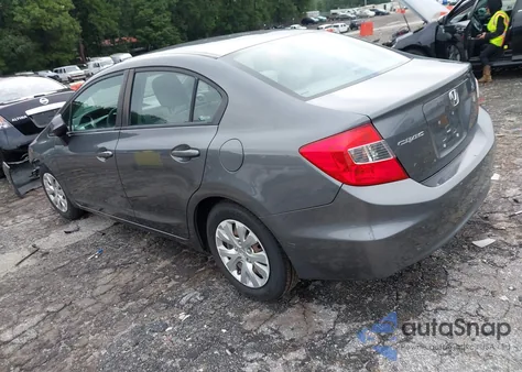2012 Honda Civic Lx z USA, uszkodzony, nr VIN 19XFB2F53CE071529